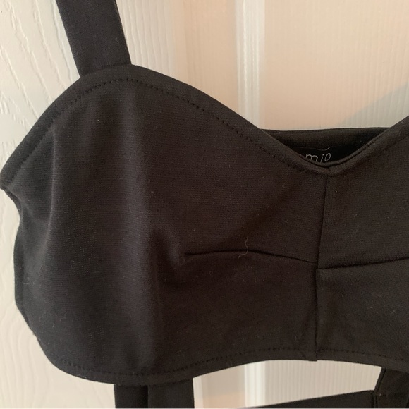 Crop top bralette - black - Picture 3 of 5